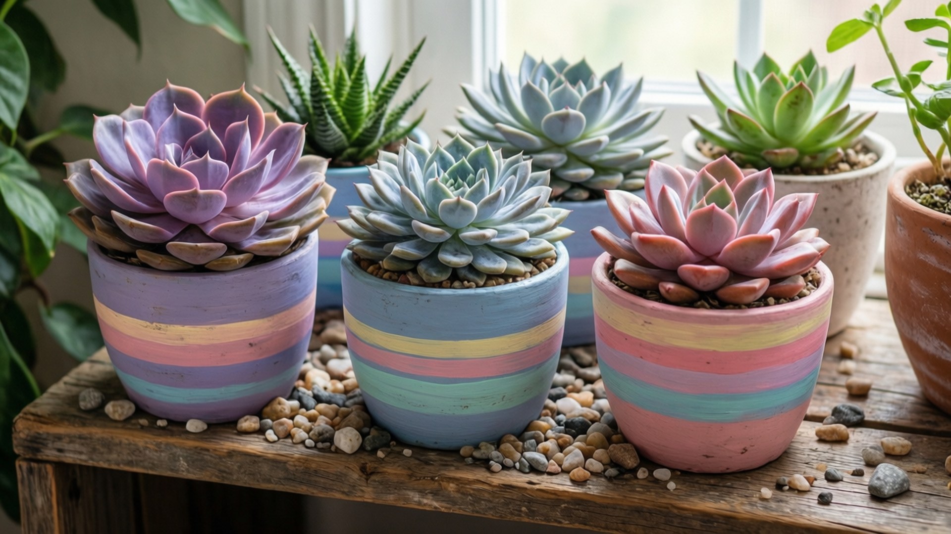 Rare Succulent Shelfie by Wallpapers.art Studio