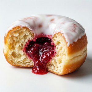 Raspberry Filled Cross-Section