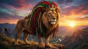 Rasta Lion Majesty