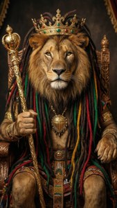 Rasta Lion Throne