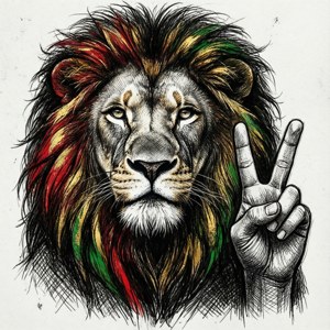 Rasta Peace Lion