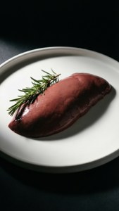 Raw Beef Liver Slice