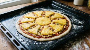 Raw Pineapple Pizza Dough