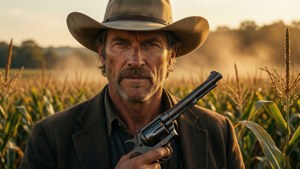 Raylan Givens in the Cornfield