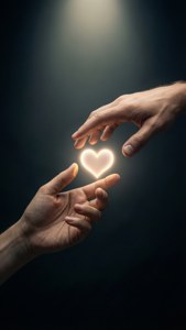 Reaching Hands Heart
