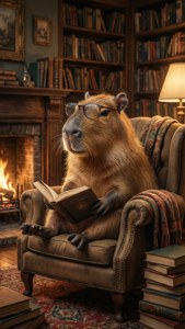 Reading Capybara