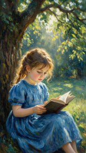 Reading in the Shade
