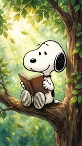 Reading Snoopy