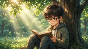 Reading Under Sunbeams
