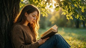 Reading Under the Tree