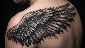Realistic Angel Wing