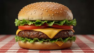 Realistic Cheeseburger