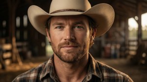Realistic Cody Johnson Portrait