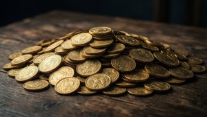 Realistic Gold Coins