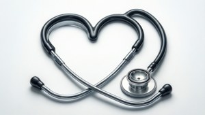 Realistic Heart Stethoscope