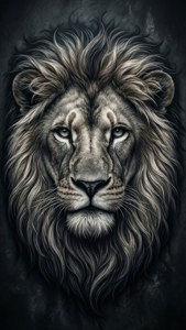Realistic Lion Tattoo