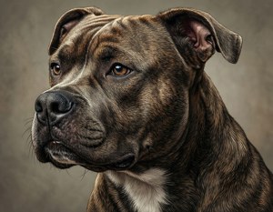 Realistic Pitbull Profile