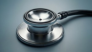 Realistic Stethoscope 3D Render