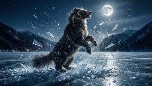 Rearing Under Full Moon