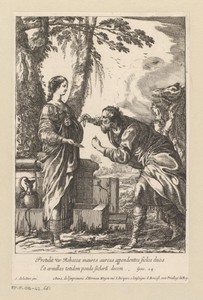 Rebekka en Eliëzer bij de bron