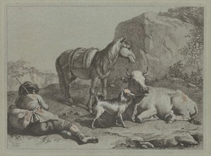 Reclining Shepherd with a Sack