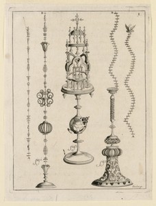 Recueil d'ouvrages curieux de mathématique et de mécanique..., Plate 1
