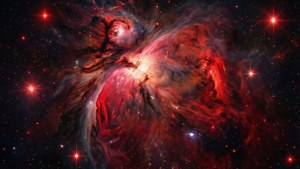 Red and Black Nebula