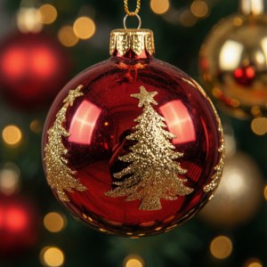 Red and Gold Ornaments