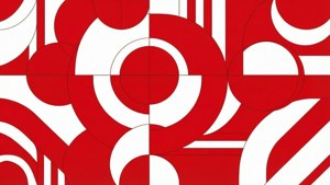 Red and White Geometry