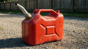Red Can in Sunlight