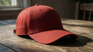 Red Cap on Wood