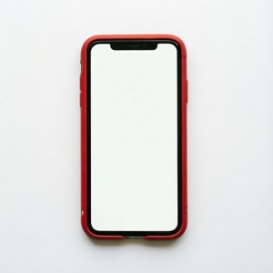 Red Case Flat Lay