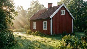 Red Cottage Morning