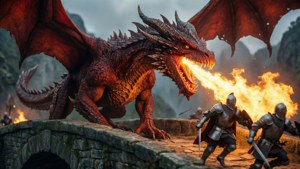 Red Dragon Attack on Bridge