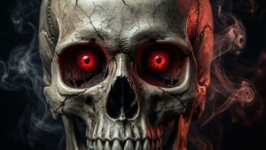 Red Eyed Skull