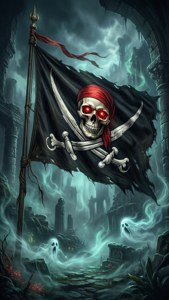 Red Eyes Ghost Flag