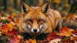Red Fox in Autumn
