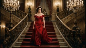 Red Gown Descent