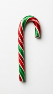Red Green Striped Candy