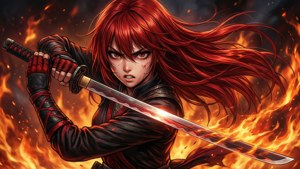 Red Hair Samurai
