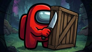 Red Impostor Hiding