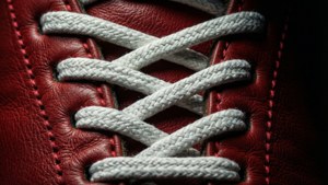 Red Leather Cross Stitch