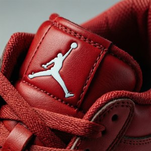 Red Leather Shoe Tongue