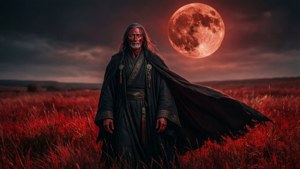 Red Mantle Blood Moon