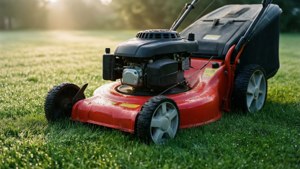 Red Mower Morning Dew