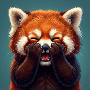 Red Panda Laughing