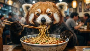 Red Panda Noodle Feast