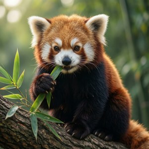 Red Panda Snacking