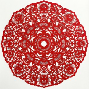 Red Paper Cut