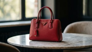 Red Prada on Marble